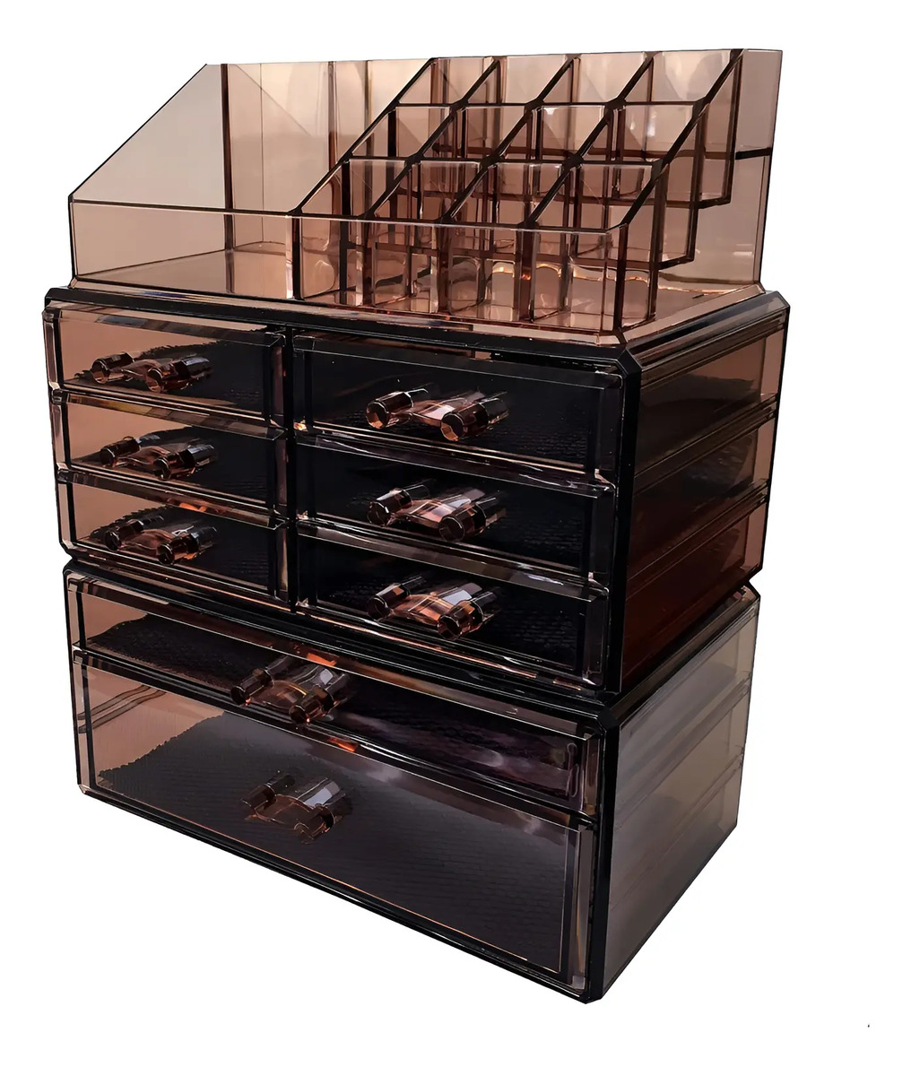 Organizador De Maquillaje Acrílico Para Cosméticos 3 Piezas