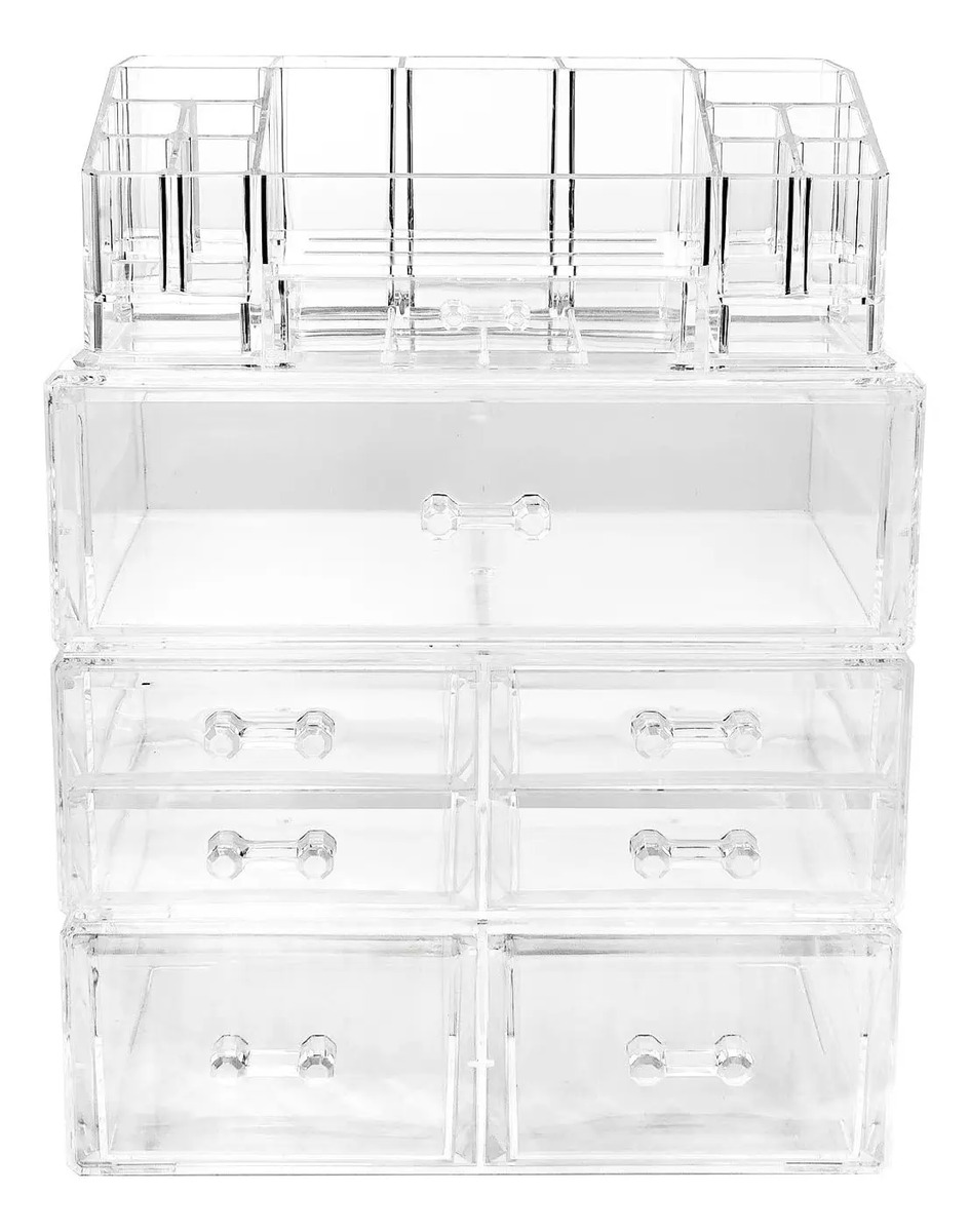 Estuche De Maquillaje Y Joyas De Acrílico Interconectable - Image 7