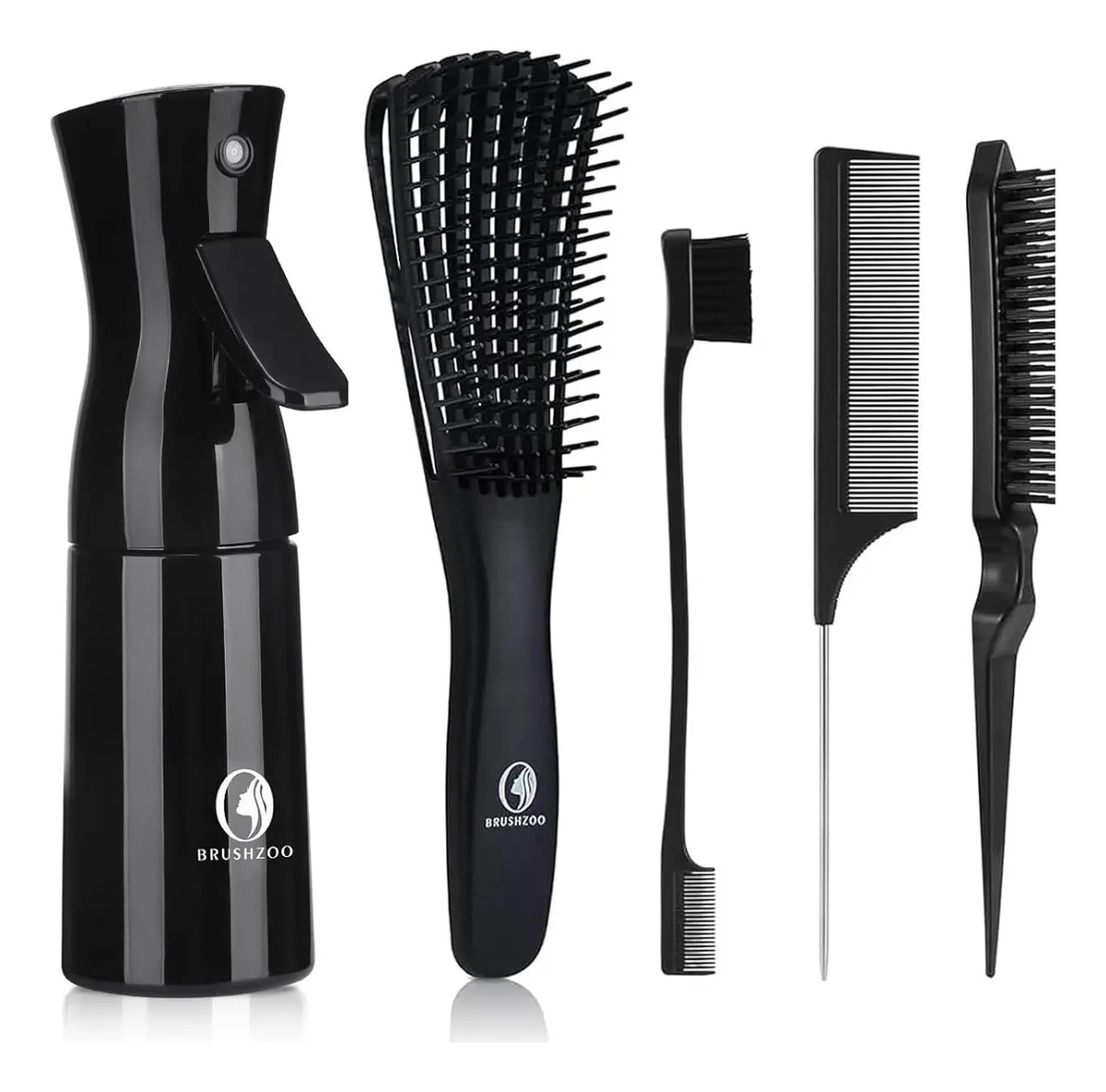 Cepillo Para Cabello Húmedo O Seco De Brushzoo Con 4 Piezas