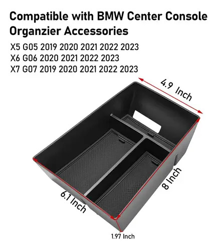 Bmw X5 Accesorio Compatible Organizador Interior Blanco - Image 4