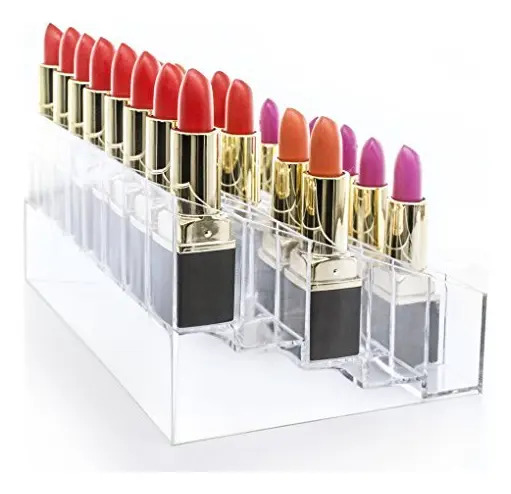 Benbilry Organizador Lápiz Labial 40 Espacios Blanco - Image 9
