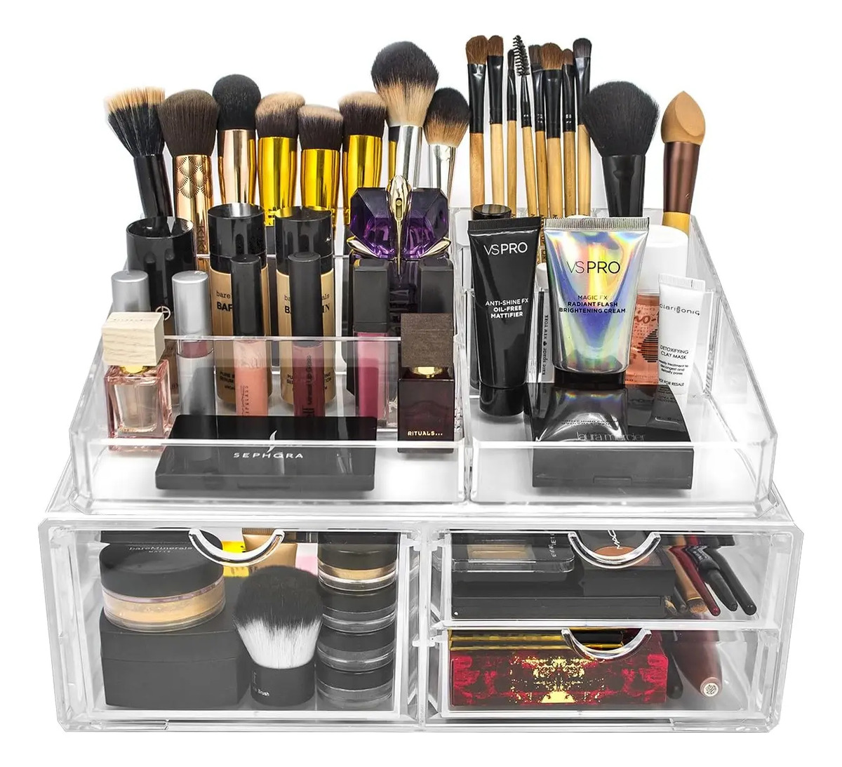 Estuche Acrílico Con 3 Cajones Para Maquillaje Y Joyas - Image 3
