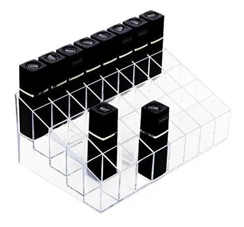 Lápiz Labial, Hblife 40 Espacios Clear Acrylic Lipstick Orga - Image 3