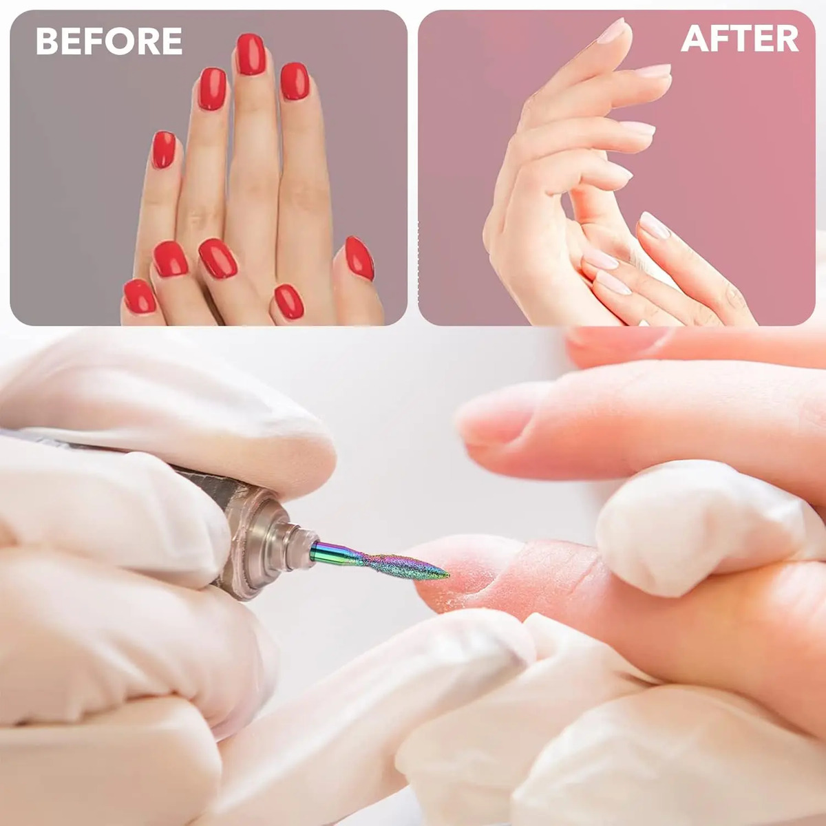 Broca De Uñas De 30 Piezas Con Diamante Para Manicura Y Pedi - Image 5