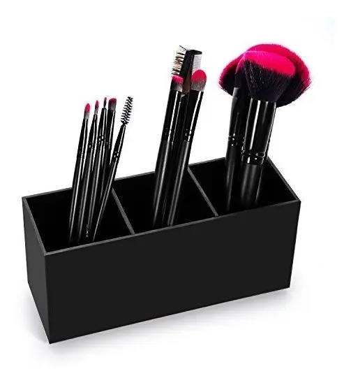 Organizador Del Organizador Del Cepillo Del Maquillaje, Solu Negro - Image 2