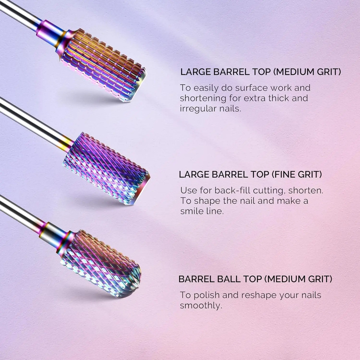 Broca De Uñas De Carburo De Tungsteno Diamante Para Esmalte - Image 5