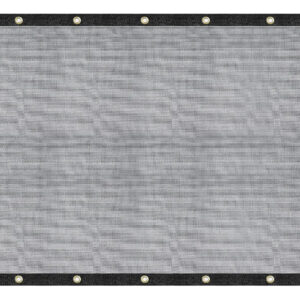 Tarp De Malla 8x10 Pies, 60-70% Sombra, Negro, Con Ojetes.