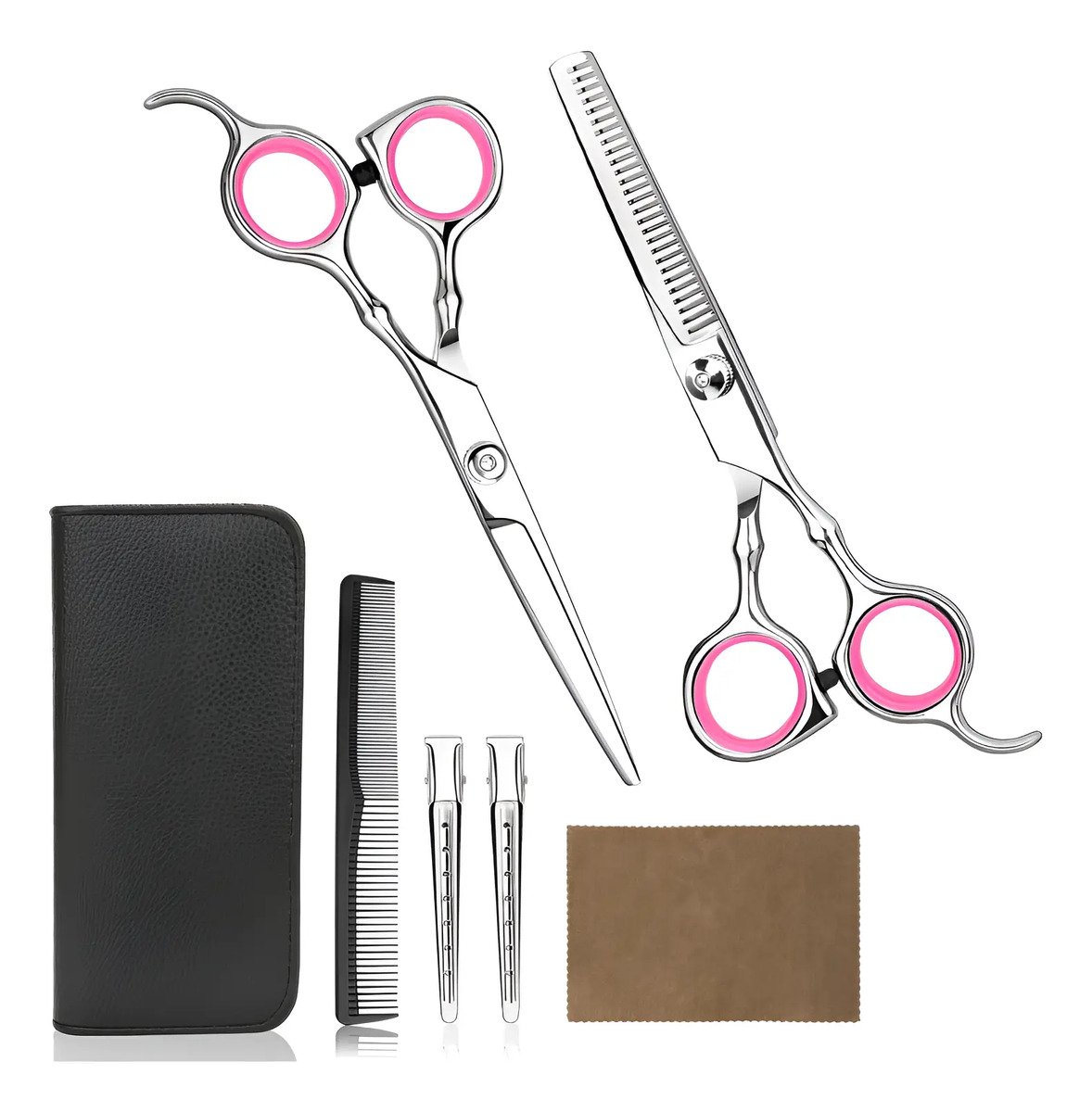 Kit De Corte De Pelo Profesional Para El Hogar Con Tijeras Y