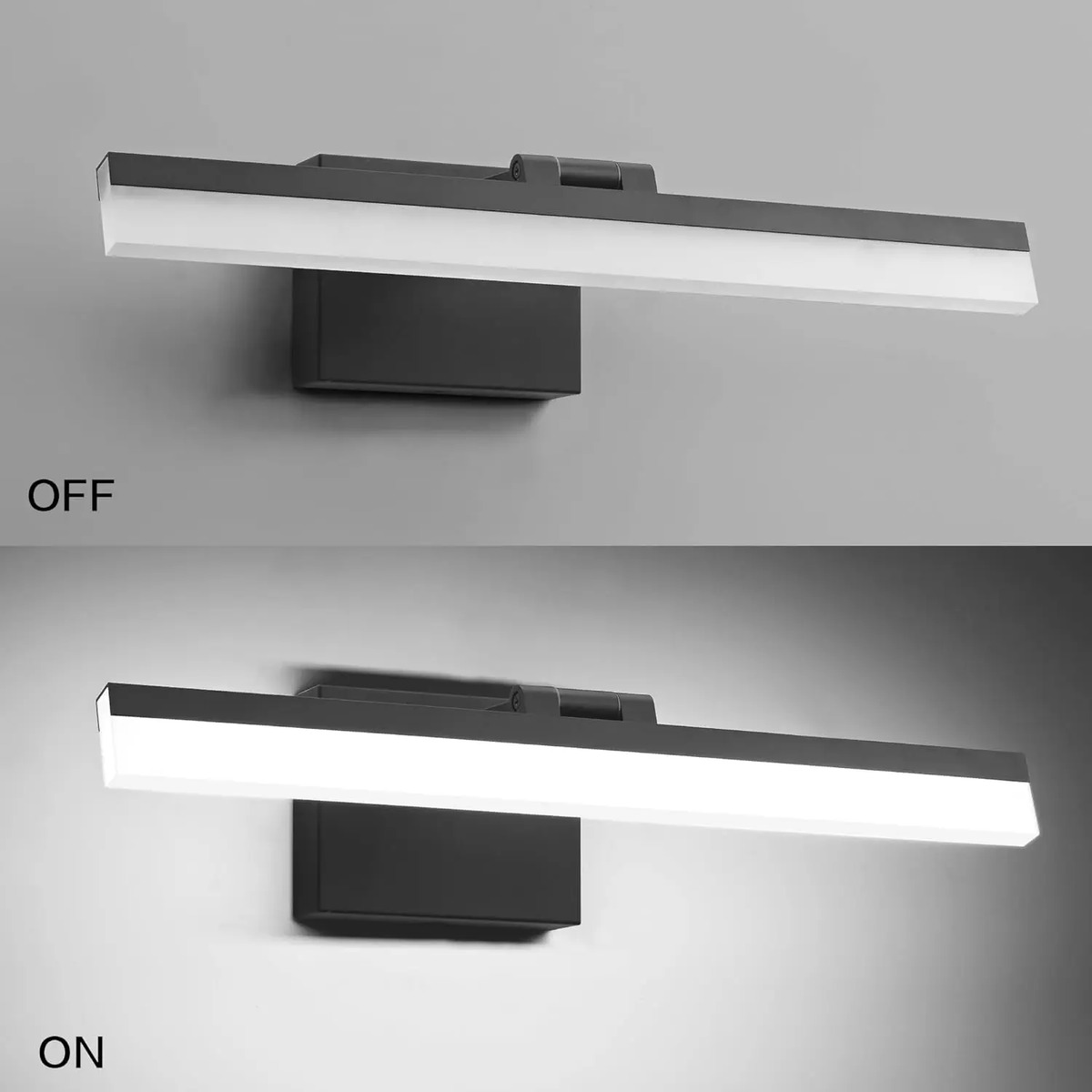 Luz De Espejo Ajustable, Negro, 45 Cm, Control Remoto Inclui - Image 8