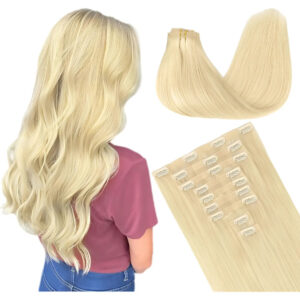 Extensiones Cabello Natural 35 Cm Rubio