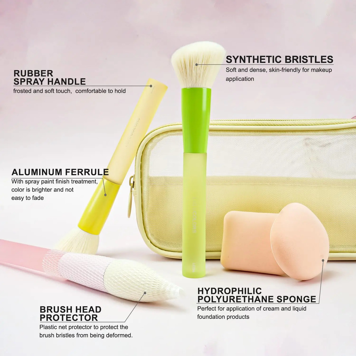 Conjunto De 18 Brochas De Maquillaje Para Principiantes Con - Image 4