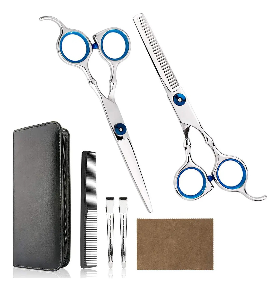 Kit De Corte De Pelo Profesional Para Casa Con Tijeras Y Pei