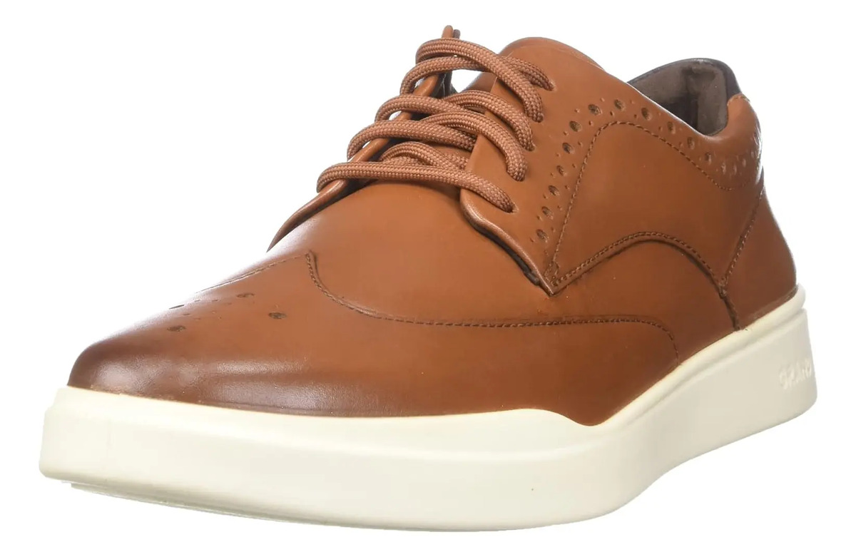 Cole Haan Grand Crosscourt, Tamaño 9, Marrón Británico/crema