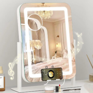 Espejo De Maquillaje Con Luces Led 15x30 Cm Usb 12v Regulabl