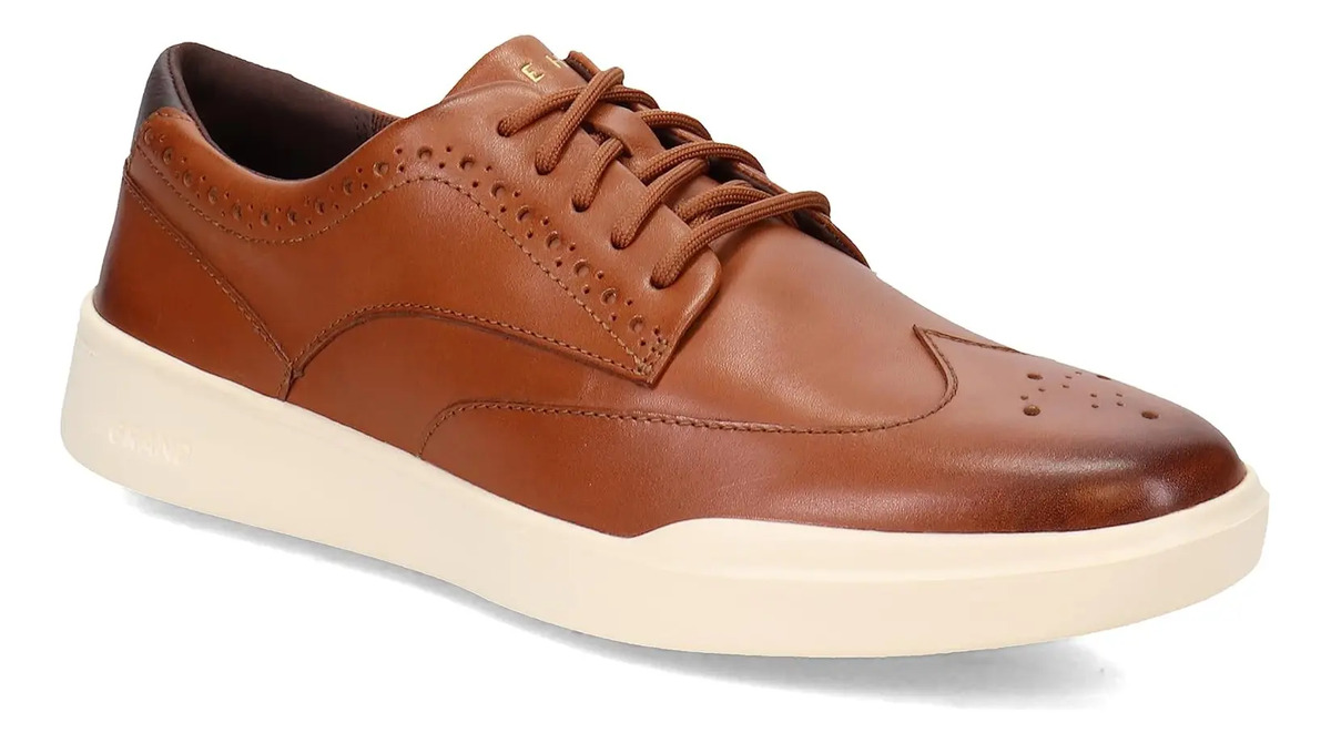 Cole Haan Grand Crosscourt, Tamaño 9, Marrón Británico/crema - Image 2