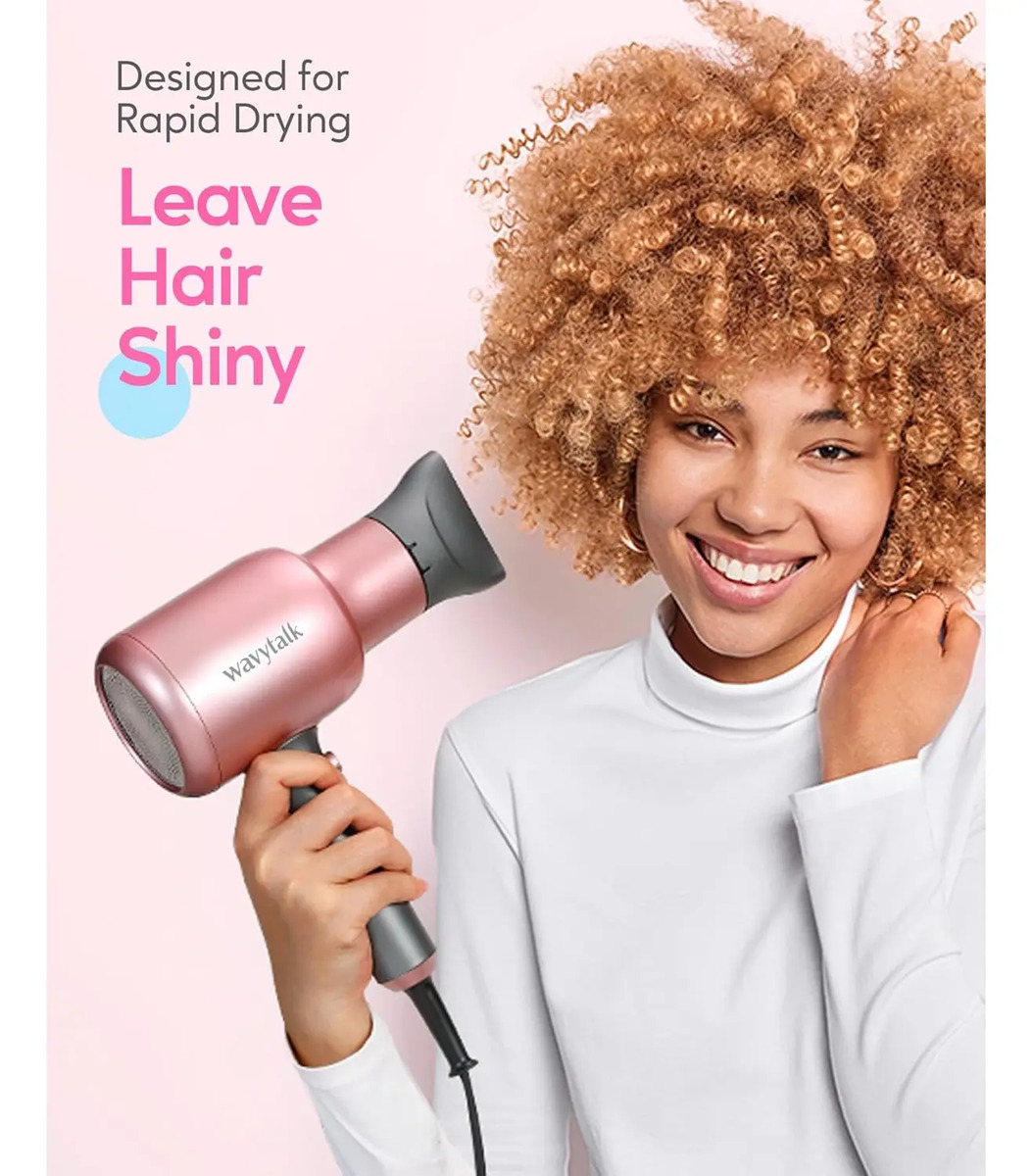 Secador De Pelo Wavytalk Iónico, 1875w, Rosa Dorado. - Image 2
