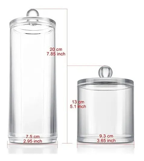Conjunto De Organizadores De Accesorios De Maquillaje Acríli Transparente - Image 3