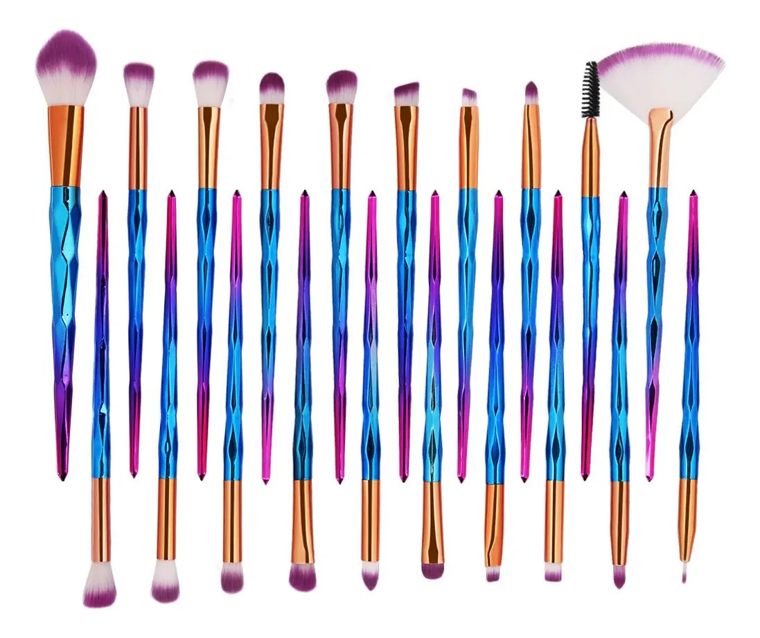 Conjunto De 20 Piezas De Brochas De Maquillaje Para Ojos Y L - Image 2