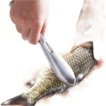Cepillo Para Escamas De Pescado Con Dientes Acero Inoxidable