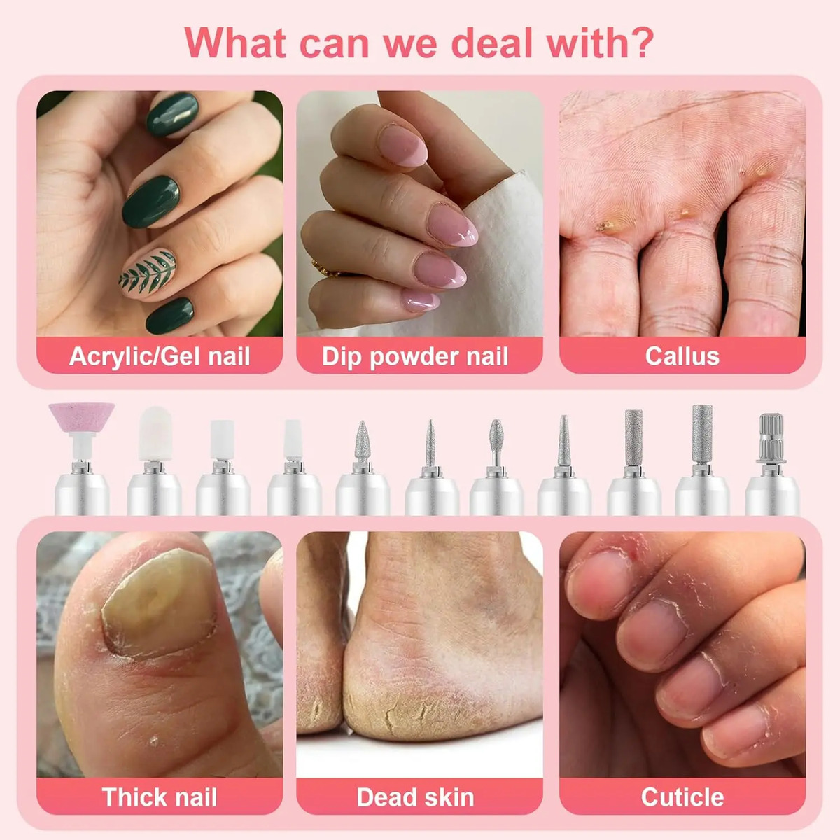 Máquina De Perforación De Uñas Recargable Para Manicure - Image 7