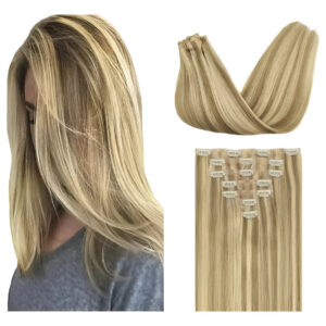 Extensiones Cabello Humano 50 Cm Rubio Claro
