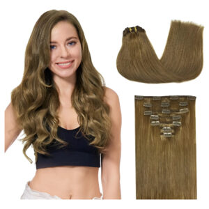 Extensiones Cabello Remy 40cm Marrón Medio
