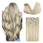Extensiones Cabello Humano Remy 50cm Rubio Platino Ash 17a