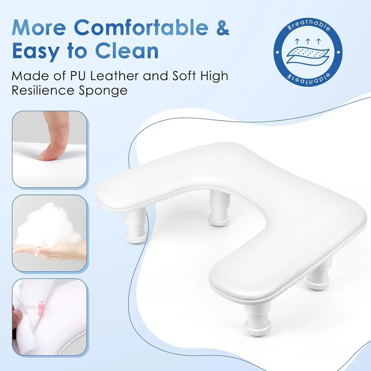Reposabrazos Para Manicura Ajustable En Forma De U De 30 Cen - Image 7