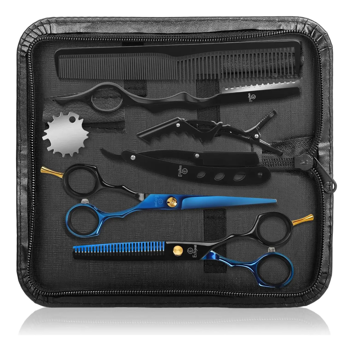 Tijeras De Corte Para Cabello Profesional De 9 Piezas Con Ti