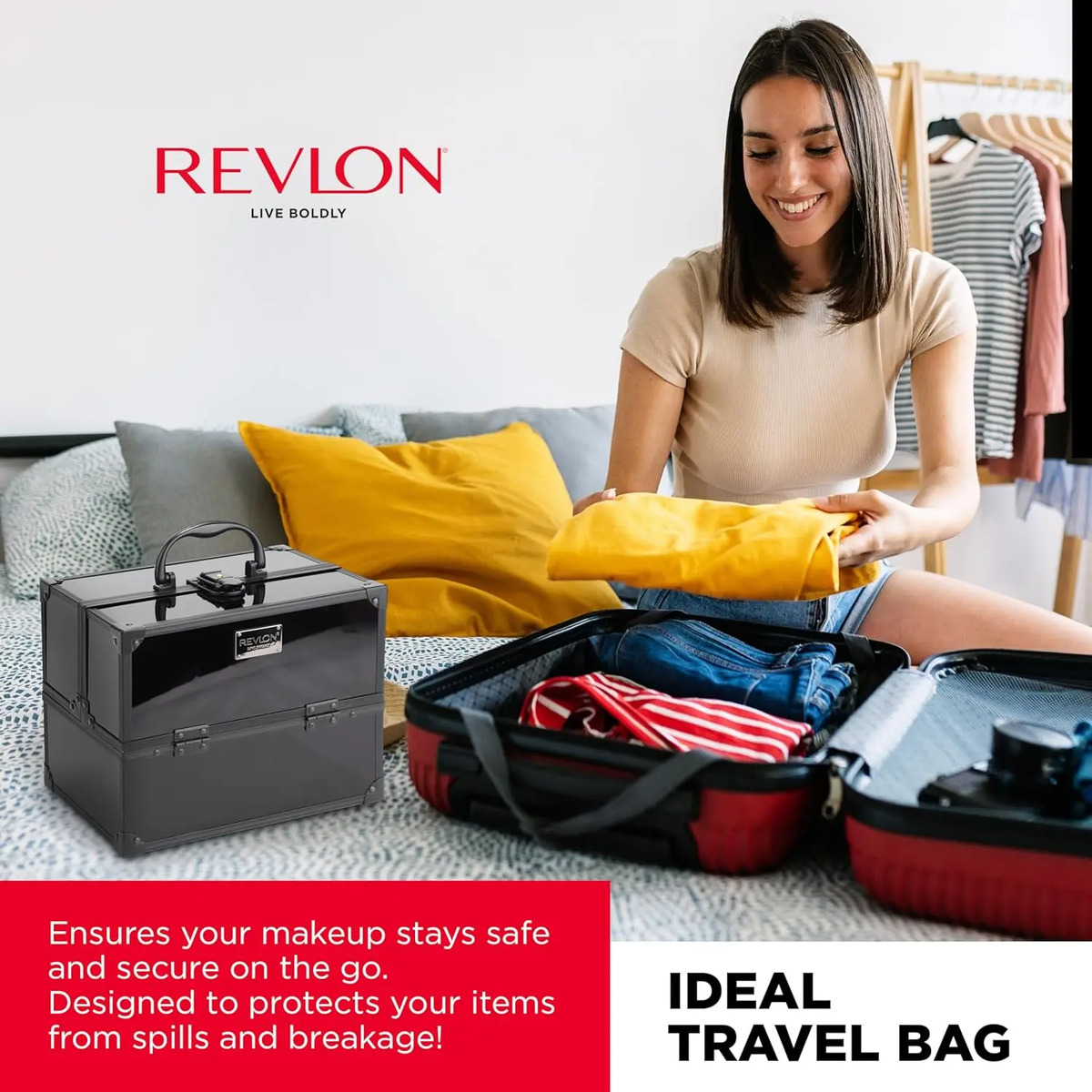 Caja Organizadora De Maquillaje Revlon, 25 Cm, Grande - Image 3