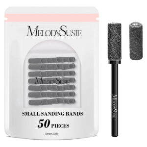Pulidor De Uñas Melodysusie 50 Piezas Pequeños Con Banda De