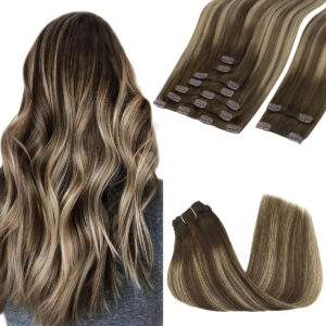 Cabello Humano Remy 51 Cm Marrón
