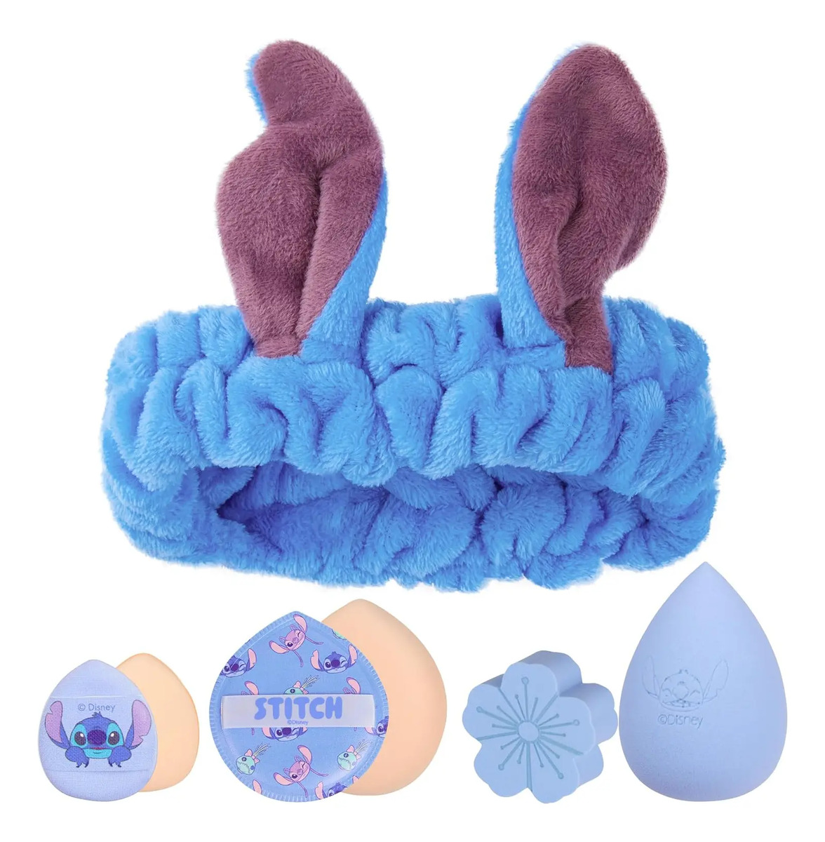 Conjunto De Brochas Y Esponjas De Maquillaje Azul Para Niñas - Image 4