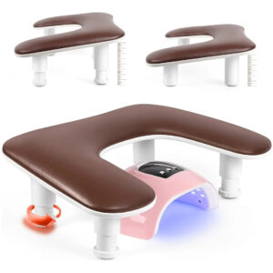 Reposabrazos De Manicura Ajustable En Forma De U Para Técnic