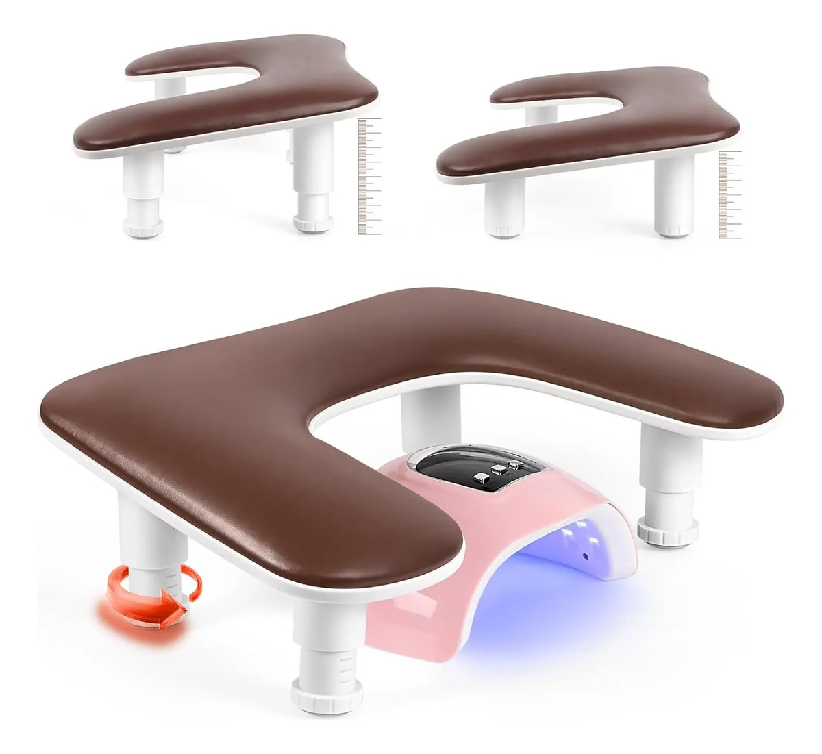 Reposabrazos De Manicura Ajustable En Forma De U Para Técnic