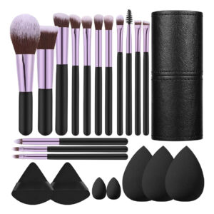 Juego De 14 Brochas De Maquillaje Viaje Tamaño Mini Con Estu
