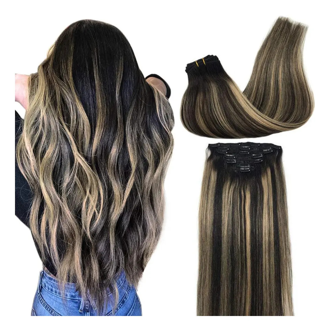 Extensiónes De Cabello Clip-in 50cm 120g