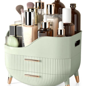 Organizador De Maquillaje, Cajones, Verde Salvia Grande