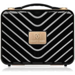 Maleta De Maquillaje Con Espejo Iluminado Led Negro Negro