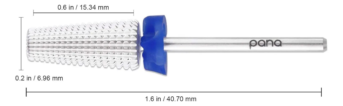 Broca De Uñas Pana Nail Carbide 5 En 1 Para Ambas Manos Tama - Image 2