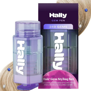 Aplicador De Joyas Para Cabello Hally Con 240 Sellos Adhesiv
