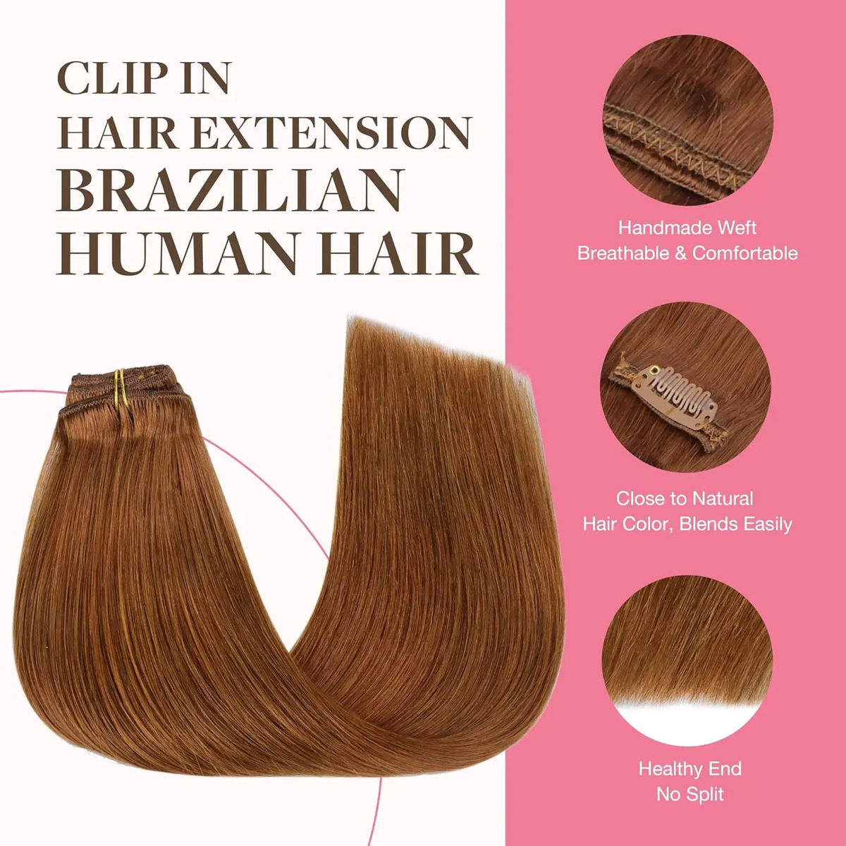 Cabello Remi 50 Cm 150g 9 Piezas - Image 3