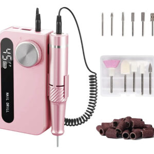 Lima De Uñas Portátil Recargable Rosa