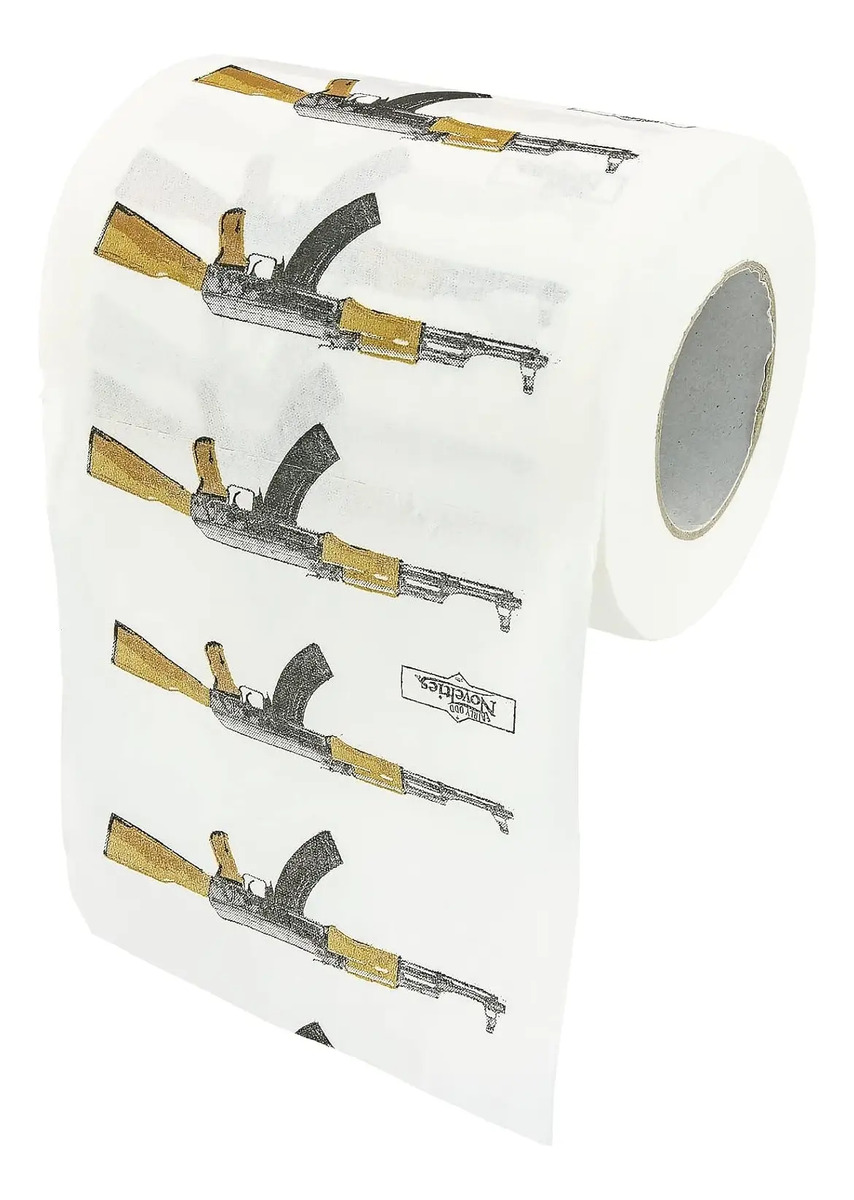 Fairly Odd Novelties Ak 47 Gun Novedad Papel Higiénico