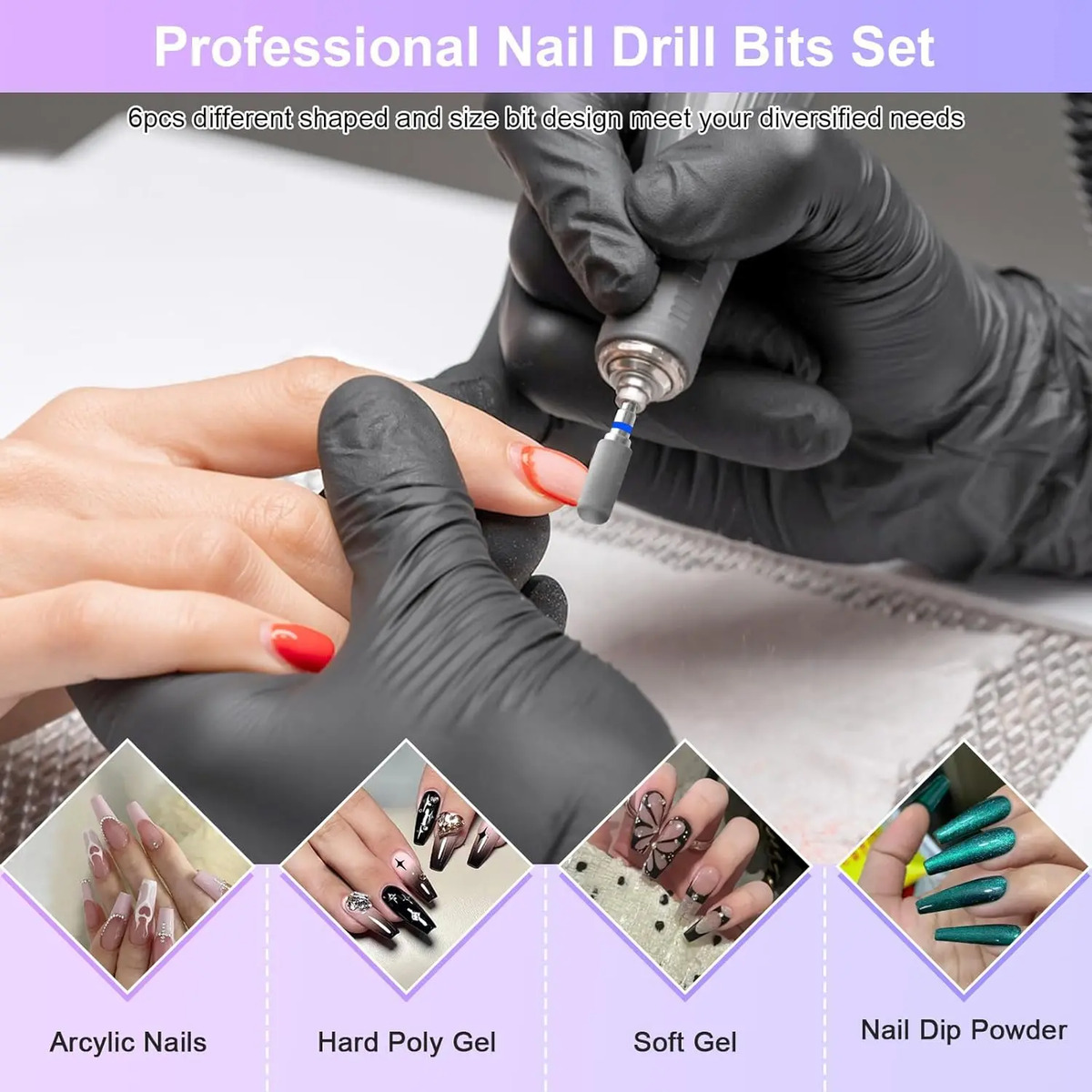 Broca De Uñas De Carburo Para Manicura Profesional De 2 Cm C - Image 5