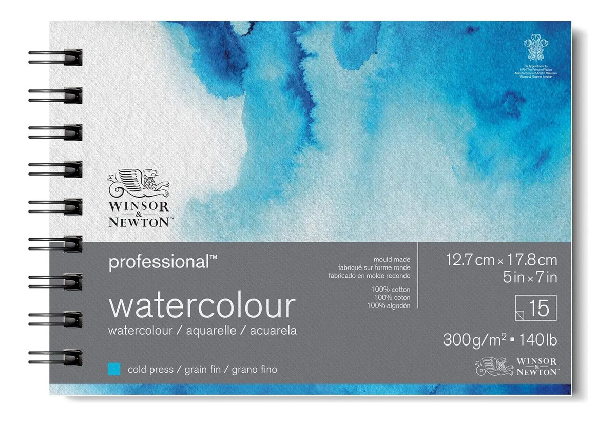 Papel De Agua Profesional Winsor Newton, 13cm X 18cm