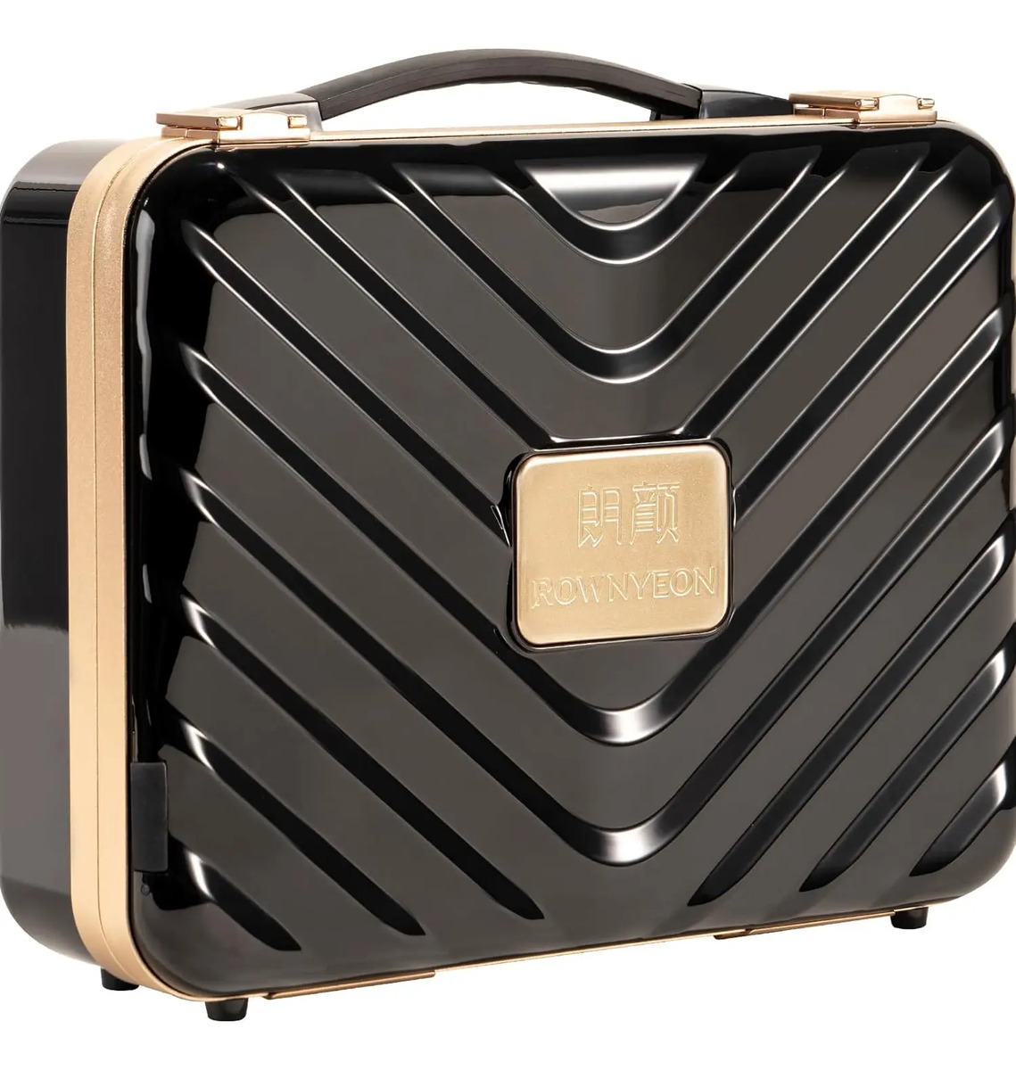 Estuche De Maquillaje Portátil Con Espejo Luminoso Para Chic