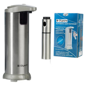 Dispensador Automático De Jabón De Mano Olpure Acero Inoxida