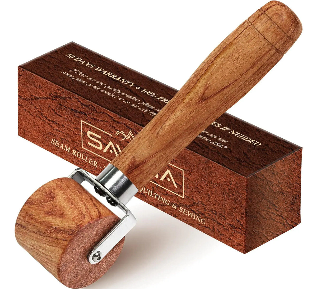 Rulera De Madera Para Quilting Y Costura Con Mango Fácil Ninguno