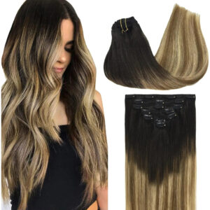 Cabello Humano 60cm 120g Marrón Rubio
